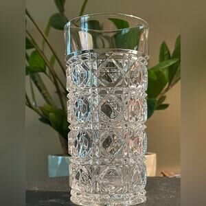 8‎ Stunning American Cut 8 oz Flat Tumbler Drinking Glasses EUC